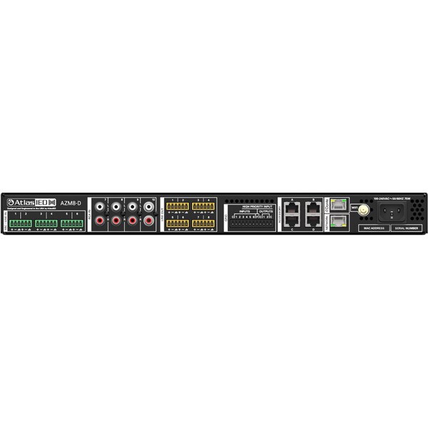 Main product image for AtlasIED Atmosphere AZM8-D 8-Zone Audio Processor Dante242-9601